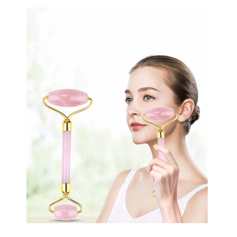 Natural Rose Quartz Roller Jade Stone Women Facial Skin Firming Massager Health Care Spa Beauty Tool for Body Eye Exercise Relax
Natural Rose Quartz Roller Jade Stone Women Facial Skin Firming Massager Health Care Spa Beauty Tool for Body Eye Exercise Relax