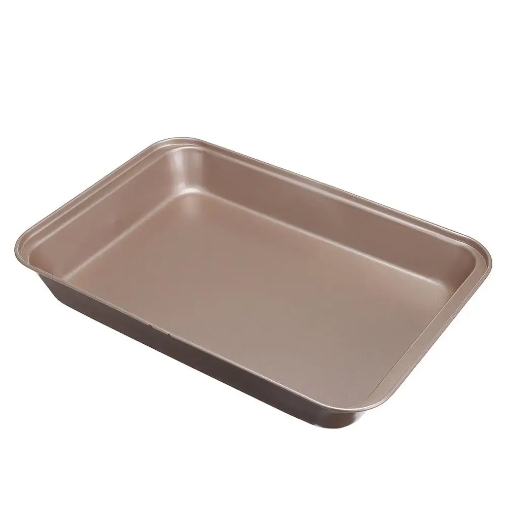 Portable Baking Pan Rectangular Bread Loaf Tray Cake Pizza Dish Non-Stick Carbon Steel Carry On Bakery Tools with Lid
Portable Baking Pan Rectangular Bread Loaf Tray Cake Pizza Dish Non-Stick Carbon Steel Carry On Bakery Tools with Lid