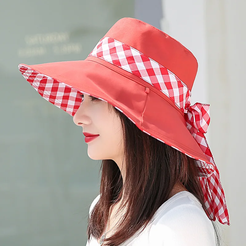 Spring And Summer Ladies Basin Hat New Streamer Hat Bow Knot Lattice Fisherman Hat Outdoor Travel Fisherman Hat
Spring And Summer Ladies Basin Hat New Streamer Hat Bow Knot Lattice Fisherman Hat Outdoor Travel Fisherman Hat