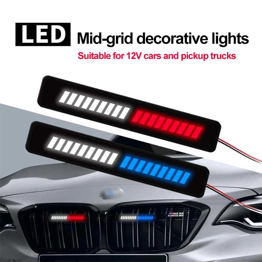 36 LED Car External Front Grille Trim LED Daytime Running Lights Emblem Decoration Mesh Mask Cover 12V
36 LED Car External Front Grille Trim LED Daytime Running Lights Emblem Decoration Mesh Mask Cover 12V