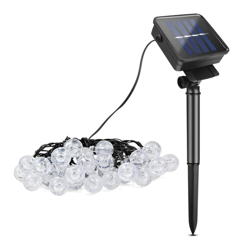 NEW 20/30/50 LED Crystal ball LED Solar Lamp Power LED String Fairy Lights Solar Garlands Garden Christmas Decor For Outdoor 
NEW 20/30/50 LED Crystal ball LED Solar Lamp Power LED String Fairy Lights Solar Garlands Garden Christmas Decor For Outdoor