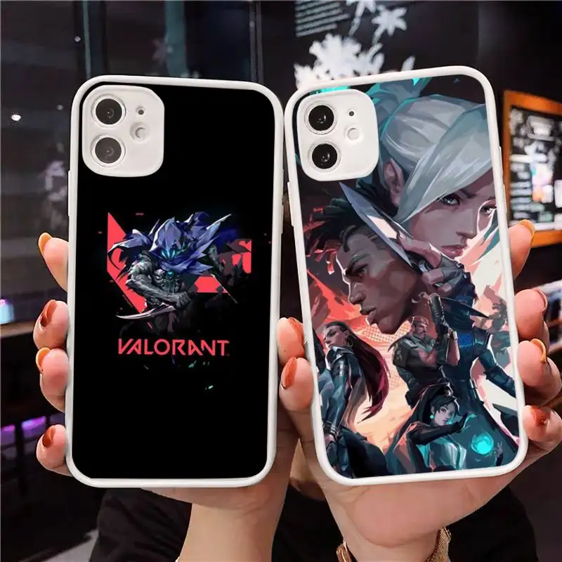 Valorant Phone Case Matte Transparent for iPhone 7 8 11 12 s mini pro X XS XR MAX Plus Clear mobile bag Jett Viper Omen Phoenix
Valorant Phone Case Matte Transparent for iPhone 7 8 11 12 s mini pro X XS XR MAX Plus Clear mobile bag Jett Viper Omen Phoenix