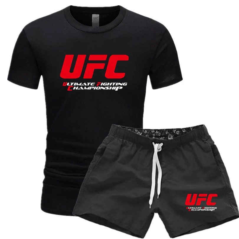 Комплект спортивной одежды NewBJJ мужской из 2 предметов для бокса, комплект спортивной одежды, шорты и футболка с принтом для фитнеса, лето 2021
Комплект спортивной одежды NewBJJ мужской из 2 предметов для бокса, комплект спортивной одежды, шорты и футболка с принтом для фитнеса, лето 2021