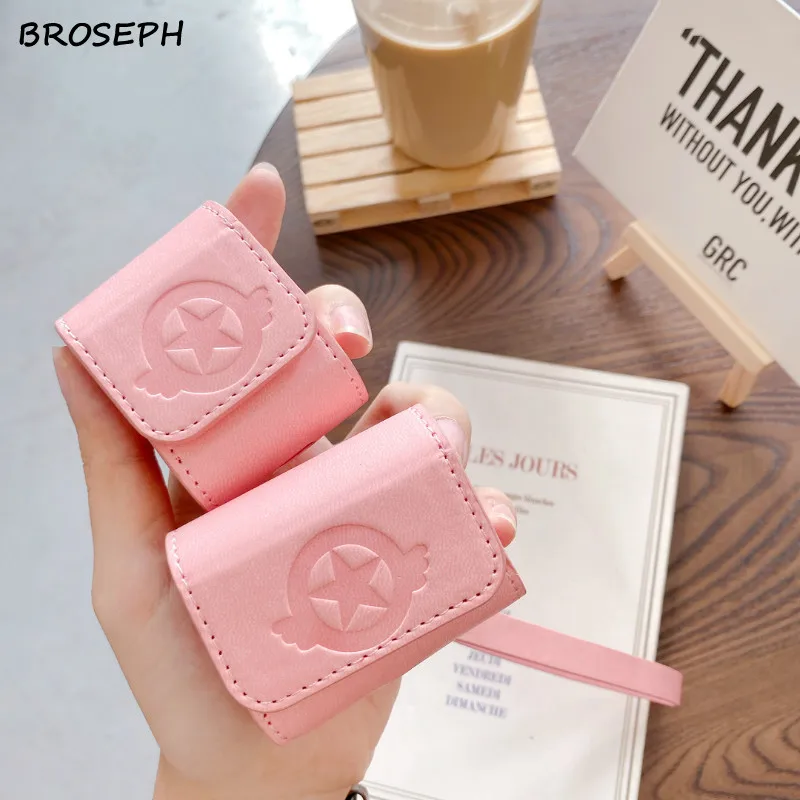 Cute Girl Pink Earphone Case for AirPods Pro 2/3 Bluetooth Wireless Headphone Cover for AirPods Anti-fall PU Leather Shell Cases
Cute Girl Pink Earphone Case for AirPods Pro 2/3 Bluetooth Wireless Headphone Cover for AirPods Anti-fall PU Leather Shell Cases