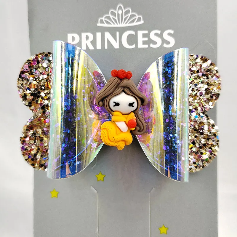 Princess Hairgrips Glitter Hair Bows with Clip Dance Party Bow Hair Clip Girls Hair Accessories
Princess Hairgrips Glitter Hair Bows with Clip Dance Party Bow Hair Clip Girls Hair Accessories