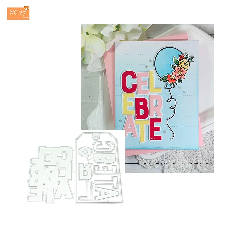 Celebrate Word Metal Cutting Dies for DIY Scrapbooking Album Paper Card Embossing Decor Crafts Die Cuts 2021 New
Celebrate Word Metal Cutting Dies for DIY Scrapbooking Album Paper Card Embossing Decor Crafts Die Cuts 2021 New