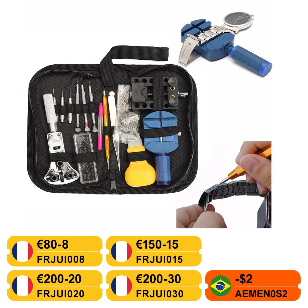 144Pcs Watch Tools Watch Opener Remover Spring Bar Repair Pry Screwdriver Clock Watch Repair Tool Kit Watchmaker Tools Parts
144Pcs Watch Tools Watch Opener Remover Spring Bar Repair Pry Screwdriver Clock Watch Repair Tool Kit Watchmaker Tools Parts
