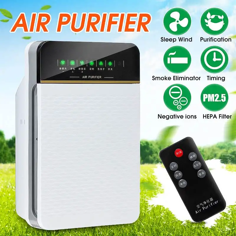 HEPA Air Purifier for Home Allergies and Pets Hair Remove Formaldehyde PM2.5 Smoke Odor with HEPA Fliter Remote Control
HEPA Air Purifier for Home Allergies and Pets Hair Remove Formaldehyde PM2.5 Smoke Odor with HEPA Fliter Remote Control