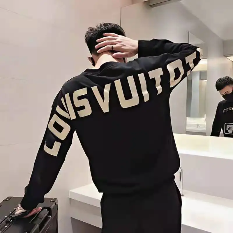 2021 spring summer new men's casual round neck hooded sweatshirt loose long sleeved t shirt
2021 spring summer new men's casual round neck hooded sweatshirt loose long sleeved t shirt