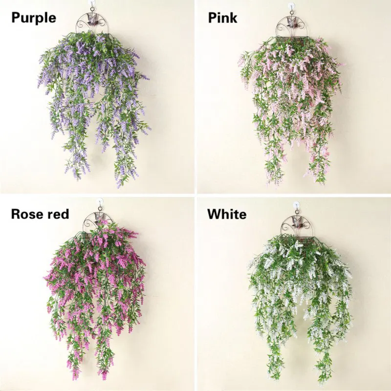 Fake Plant Flowers 1 Pcs Beautiful Artificial Flowers Garland Plant Fake Lavender Vine Flower For Home Garden Wedding Decoration
Fake Plant Flowers 1 Pcs Beautiful Artificial Flowers Garland Plant Fake Lavender Vine Flower For Home Garden Wedding Decoration
