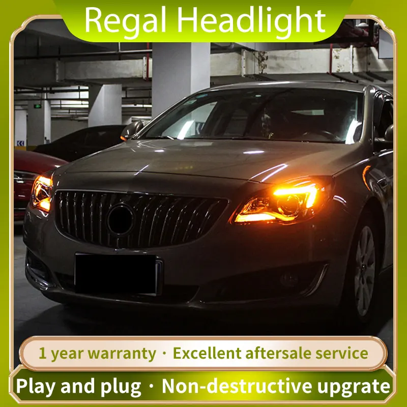 Для фар Buick Insignia фары 2014-2017 светодиодный ксеноновый проектор | Автомобили и