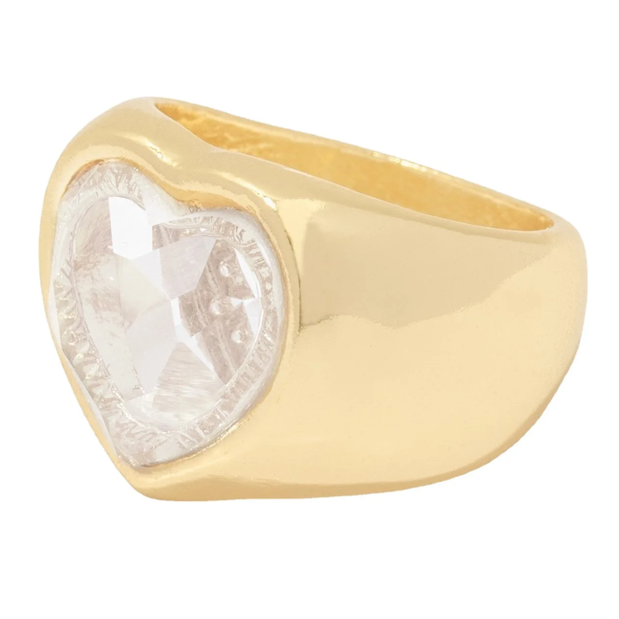 New Ins Creative Simple Love Zircon Heart Ring Gold-plated Copper Rings For Women Girls Fashion Jewelry
New Ins Creative Simple Love Zircon Heart Ring Gold-plated Copper Rings For Women Girls Fashion Jewelry