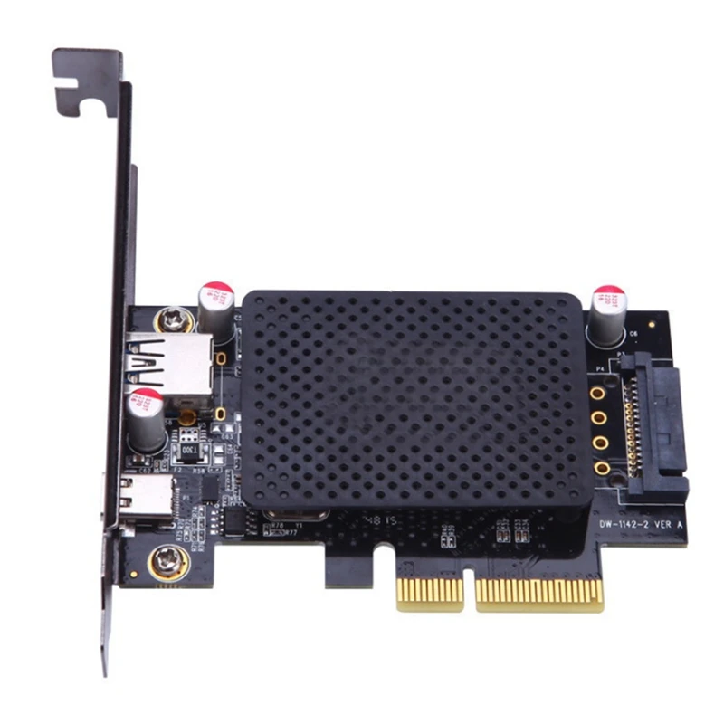 USB3.1-A + C Плата расширения PCI-E 10G адаптер для настольного компьютера Type-A + C адаптер интерфейсной карты
USB3.1-A + C Плата расширения PCI-E 10G адаптер для настольного компьютера Type-A + C адаптер интерфейсной карты