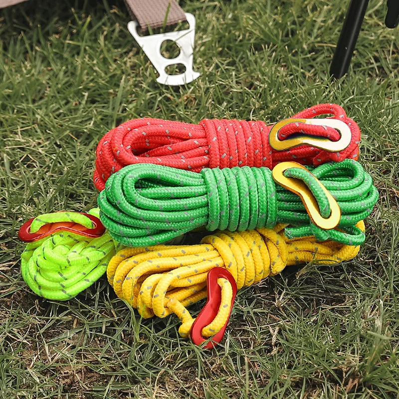 MIMY Reflective Paracord Tent Rope Gift Adjusting Buckle Outdoor Rock Climbing Rope Survival Paracord Safety Rope Landyard
MIMY Reflective Paracord Tent Rope Gift Adjusting Buckle Outdoor Rock Climbing Rope Survival Paracord Safety Rope Landyard