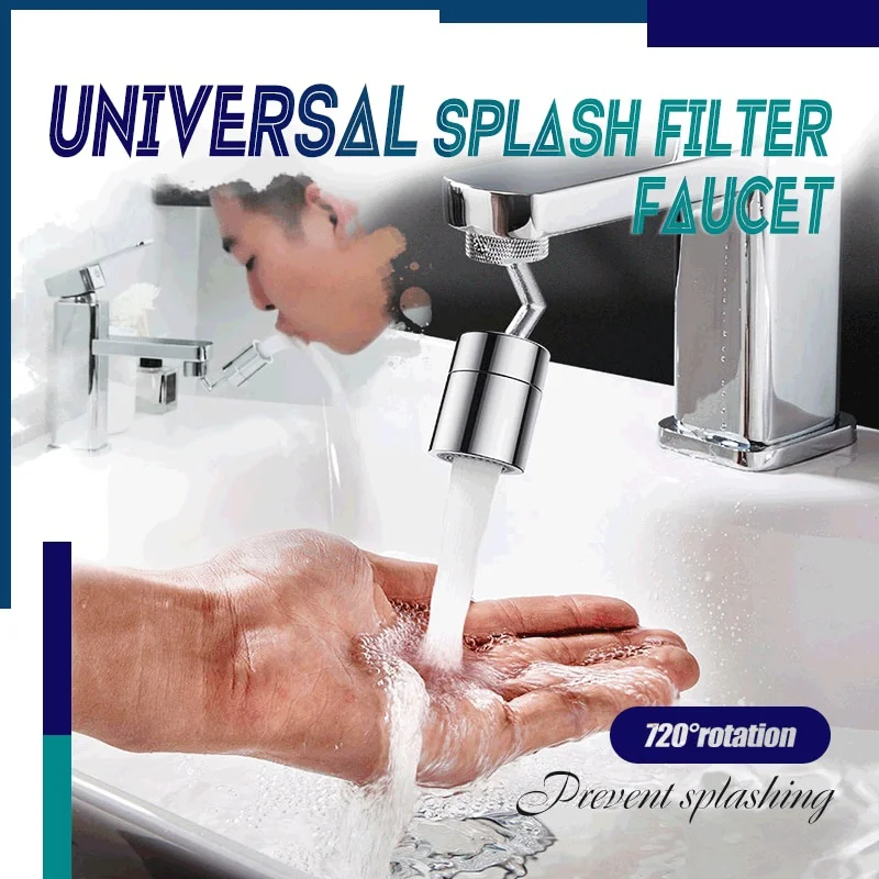 Grifo 360 Degrees Universal Faucet Extender Head Anti Splash Filter Faucet Movable Kitchen Tap Water Saving Nozzle Sprayer
Grifo 360 Degrees Universal Faucet Extender Head Anti Splash Filter Faucet Movable Kitchen Tap Water Saving Nozzle Sprayer
