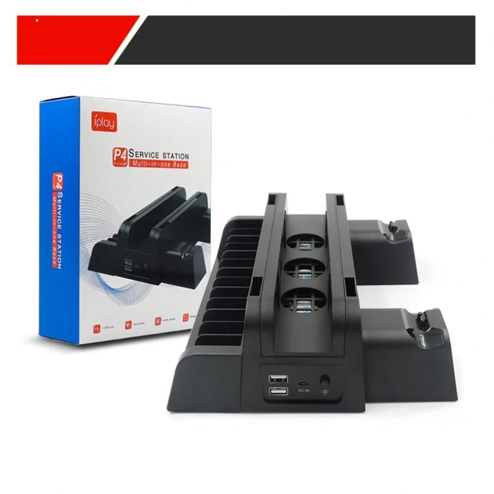 New iplay Gamepad charger For PS4 PRO Slim multi function cooling bracket For PS4 host fan base disc rack Accesories
New iplay Gamepad charger For PS4 PRO Slim multi function cooling bracket For PS4 host fan base disc rack Accesories