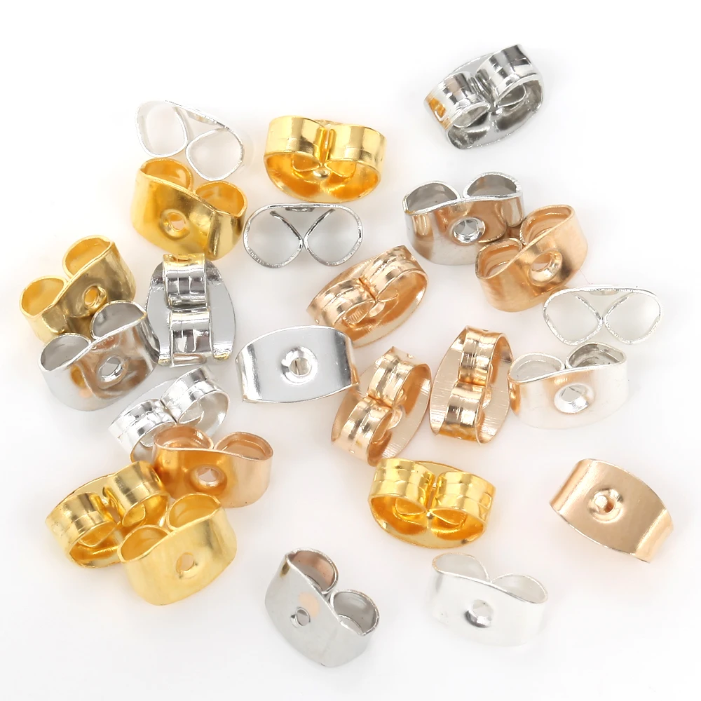 200 шт. 4,5x6 мм заглушки для сережек Серебристые золотистые заглушки для сережек-бабочек заглушки фурнитура для самодельных ювелирных изделий... 
200 шт. 4,5x6 мм заглушки для сережек Серебристые золотистые заглушки для сережек-бабочек заглушки фурнитура для самодельных ювелирных изделий...