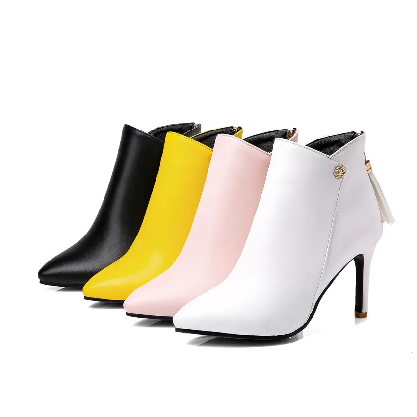 Sexy Ankle Boots Woman High Heel Boots High Heels Women Shoes Spring Autumn Short Boots Booties Female Small Big Size 31 - 48
Sexy Ankle Boots Woman High Heel Boots High Heels Women Shoes Spring Autumn Short Boots Booties Female Small Big Size 31 - 48
