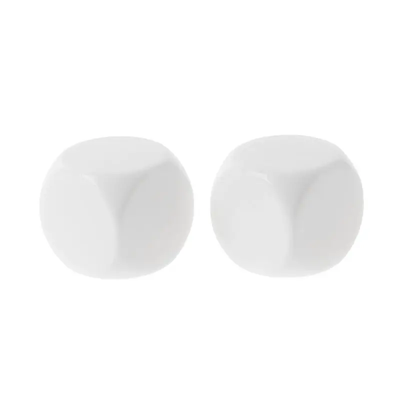 2pcs 30mm Acrylic Blank Dice Kids DIY Toy Write Painting Graffiti Family Board Games
2pcs 30mm Acrylic Blank Dice Kids DIY Toy Write Painting Graffiti Family Board Games
