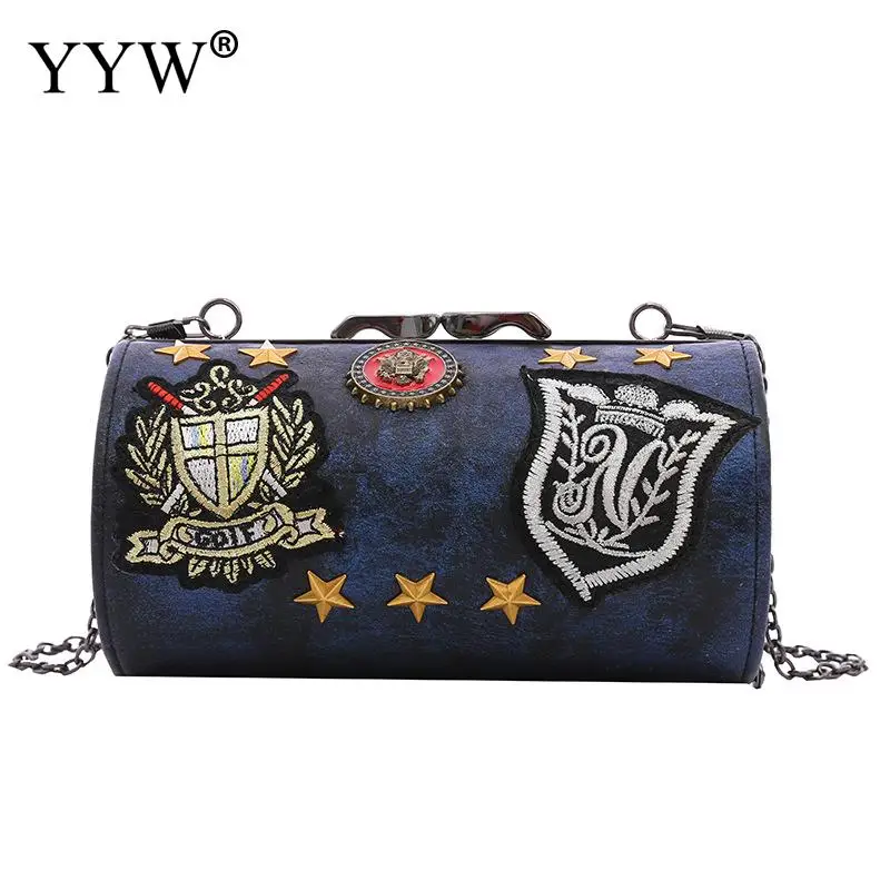 Retro Embroidery Women's Clutch Bag Black PU Leather Evening Bag Chain Shoulder Bag for Wedding Party Clutch Purse
Retro Embroidery Women's Clutch Bag Black PU Leather Evening Bag Chain Shoulder Bag for Wedding Party Clutch Purse