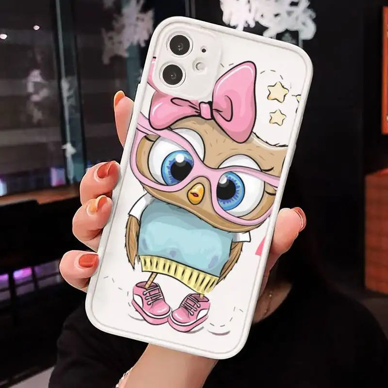 owl cute cartoon luxury Phone Cases shell matte transparent For iphone 7 8 11 12 plus mini x xs xr pro MAX cover funda coque
owl cute cartoon luxury Phone Cases shell matte transparent For iphone 7 8 11 12 plus mini x xs xr pro MAX cover funda coque