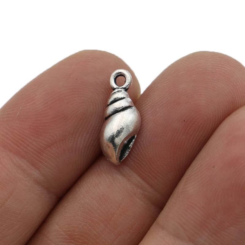 30pcs Silver Plated Shell Charms Pendants for Jewelry Making Bracelet DIY Accessories 16x7mm
30pcs Silver Plated Shell Charms Pendants for Jewelry Making Bracelet DIY Accessories 16x7mm