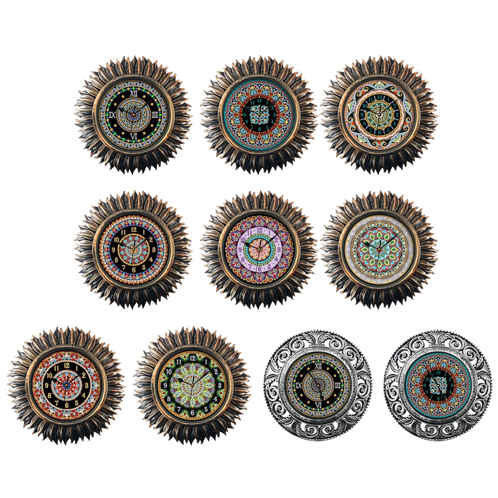 Mandala Flower Special Shaped Drill Diamond Painting Clock DIY Art Mosaic Rhinestone Picture Wall Clocks Kit Home Decorations
Mandala Flower Special Shaped Drill Diamond Painting Clock DIY Art Mosaic Rhinestone Picture Wall Clocks Kit Home Decorations