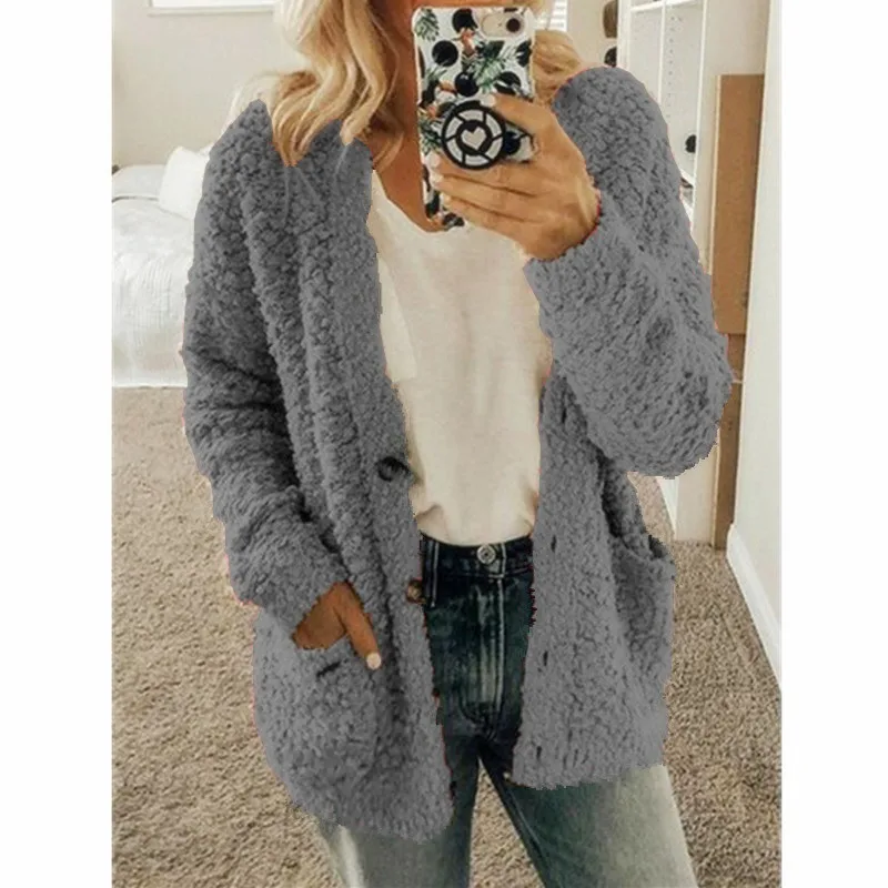 Women Faux Fur Coat Autumn Winter Coat Women 2020 Casual Solid Short Female Vintage Jackets Plush Overcoat
Women Faux Fur Coat Autumn Winter Coat Women 2020 Casual Solid Short Female Vintage Jackets Plush Overcoat