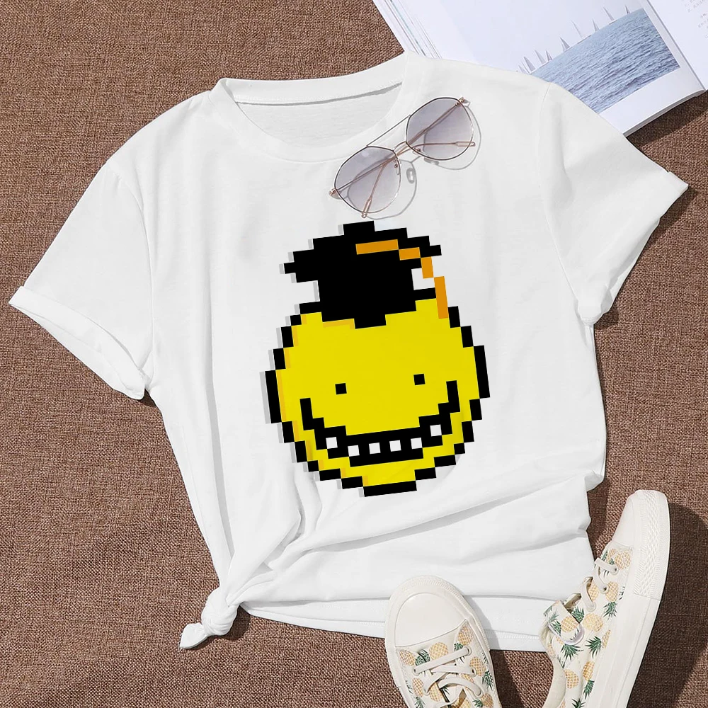 Pixel style korosensei Cartoon Print T-shirts Summer Harajuku Punk Clothes High Brand Fashion Tshirt Assassination Classroom 
Pixel style korosensei Cartoon Print T-shirts Summer Harajuku Punk Clothes High Brand Fashion Tshirt Assassination Classroom