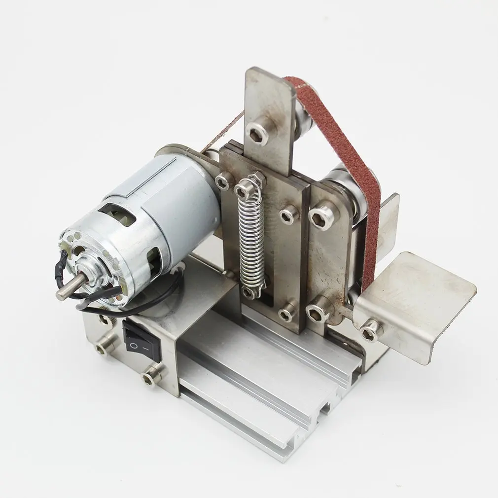 775 mini electric belt sander DIY polishing machine 10 type power supply European gauge 220V
775 mini electric belt sander DIY polishing machine 10 type power supply European gauge 220V