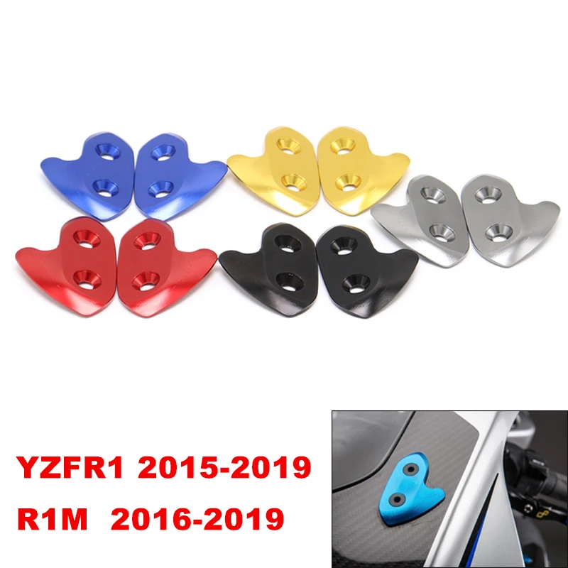 For YAMAHA YZF R1 R1M 2015 2016 2017 2018 2019 15 16 17 18 Motorcycle Mirror Hole Cover Windscreen Driven Mirror Eliminators Cap
For YAMAHA YZF R1 R1M 2015 2016 2017 2018 2019 15 16 17 18 Motorcycle Mirror Hole Cover Windscreen Driven Mirror Eliminators Cap