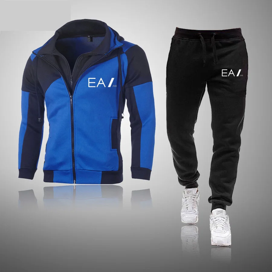New men's sportswear zipper hoodie casual suit 2 autumn and winter sportswear men's fitness sweatshirt jacket + pants suit
New men's sportswear zipper hoodie casual suit 2 autumn and winter sportswear men's fitness sweatshirt jacket + pants suit