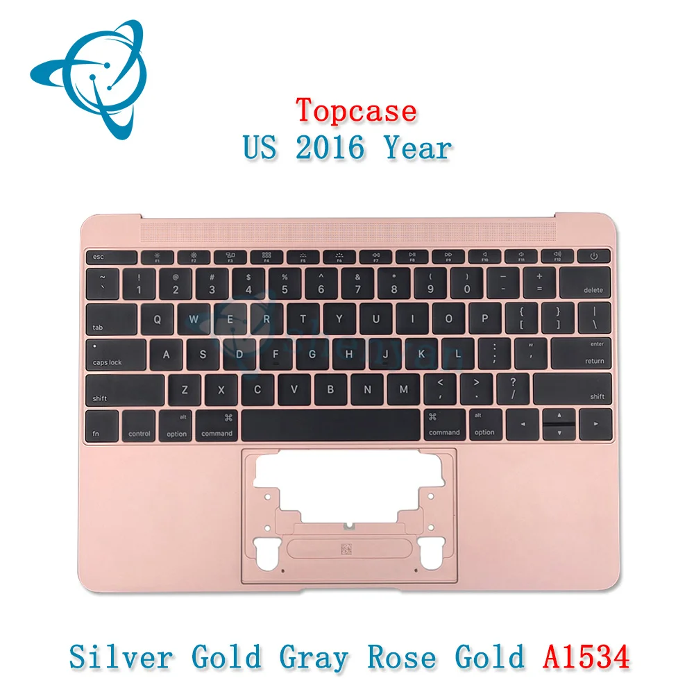 Shenyan Original A1534 Topcase For Macbook 12" C Housing Case+US Keyboard with Backlight Silver Gray Rose Gold 2016 Year
Shenyan Original A1534 Topcase For Macbook 12" C Housing Case+US Keyboard with Backlight Silver Gray Rose Gold 2016 Year
