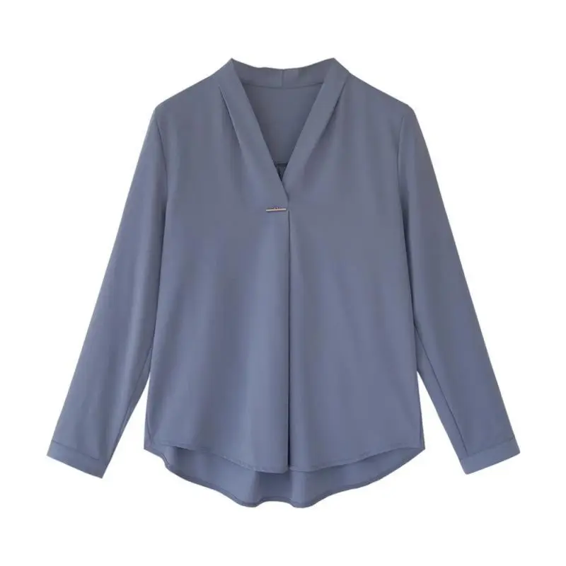 2019 Summer Blouse Tops Long Sleeve White Blue Blouse Women Chiffon Blouse Shirt Rk
2019 Summer Blouse Tops Long Sleeve White Blue Blouse Women Chiffon Blouse Shirt Rk