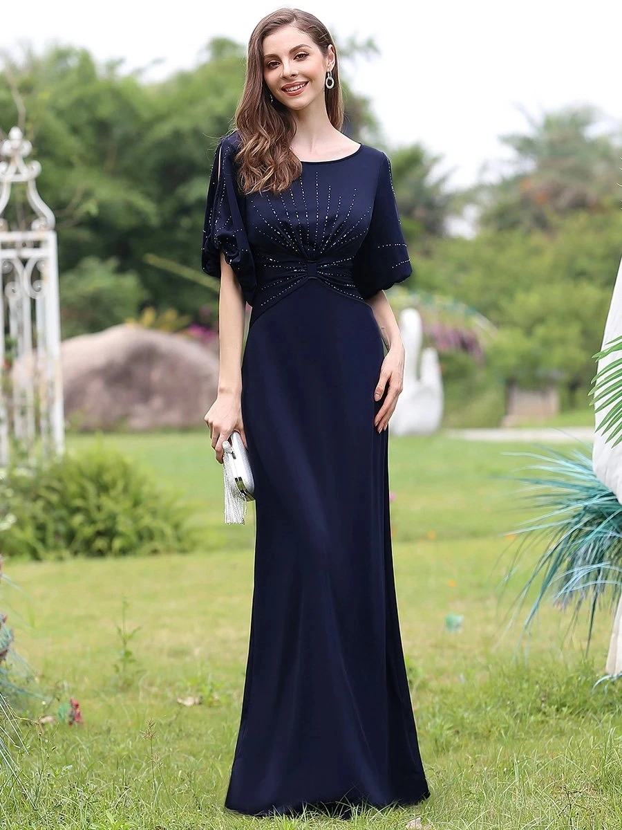 Модное вечернее платье в пол Ever Pretty, праздничное платье до пола с круглым вырезом
Модное вечернее платье в пол Ever Pretty, праздничное платье до пола с круглым вырезом