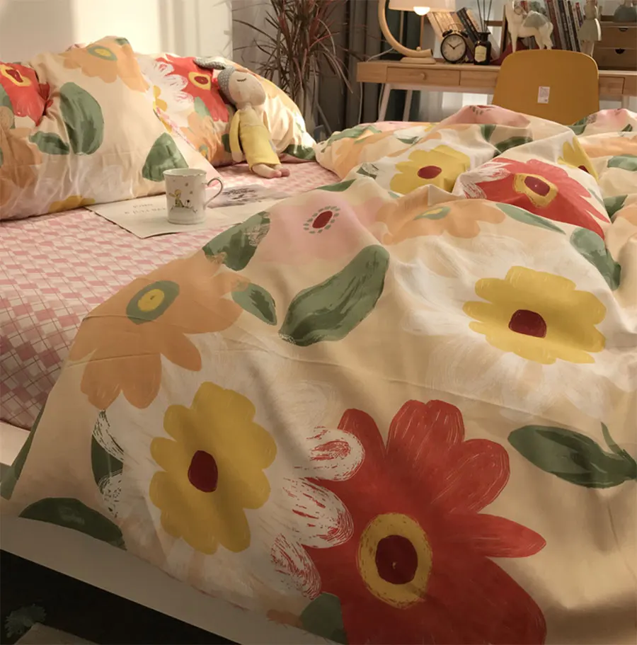 Cute sweet flower bedding set kid teen girl,cotton twin full queen king lovely home textile bed sheet pillow case quilt cover
Cute sweet flower bedding set kid teen girl,cotton twin full queen king lovely home textile bed sheet pillow case quilt cover