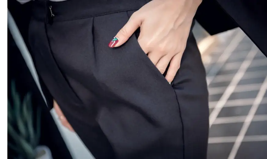 2020 Women in spring and autumn with New style fashion Long sleeve Western-style clothes and trousers sets
2020 Women in spring and autumn with New style fashion Long sleeve Western-style clothes and trousers sets