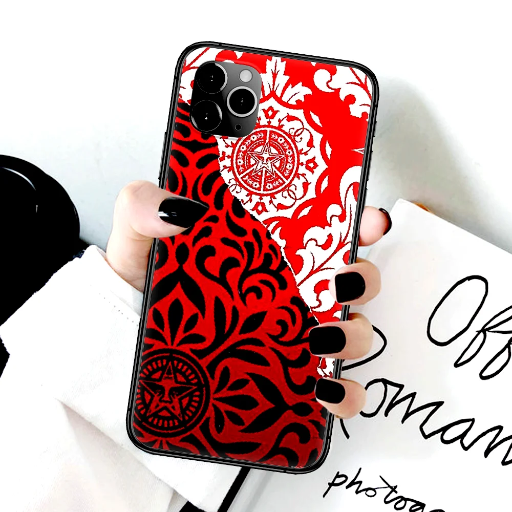 Luxury OBEYs Fashion Phone Case For Iphone 4 4s 5 5S SE 5C 6 6S 7 8 Plus X XS XR 11 12 Mini Pro Max 2020 black Funda Luxury Cell
Luxury OBEYs Fashion Phone Case For Iphone 4 4s 5 5S SE 5C 6 6S 7 8 Plus X XS XR 11 12 Mini Pro Max 2020 black Funda Luxury Cell