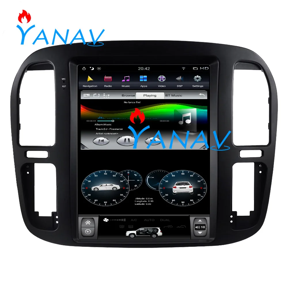 12.1 inch Android 9.0 WiFi/4G GPS Navigation For-TOYOTA LAND CRUISER 1999-2002 Vertical Touch Screen Radio Player Car Stereo
12.1 inch Android 9.0 WiFi/4G GPS Navigation For-TOYOTA LAND CRUISER 1999-2002 Vertical Touch Screen Radio Player Car Stereo
