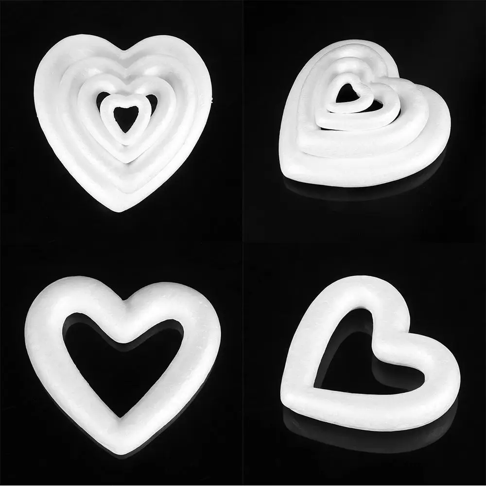 Wedding Valentine's Day Foam Ball White Hollow Heart Ornament Crafts Heart-shaped For DIY Christmas Party Decoration Supplies
Wedding Valentine's Day Foam Ball White Hollow Heart Ornament Crafts Heart-shaped For DIY Christmas Party Decoration Supplies