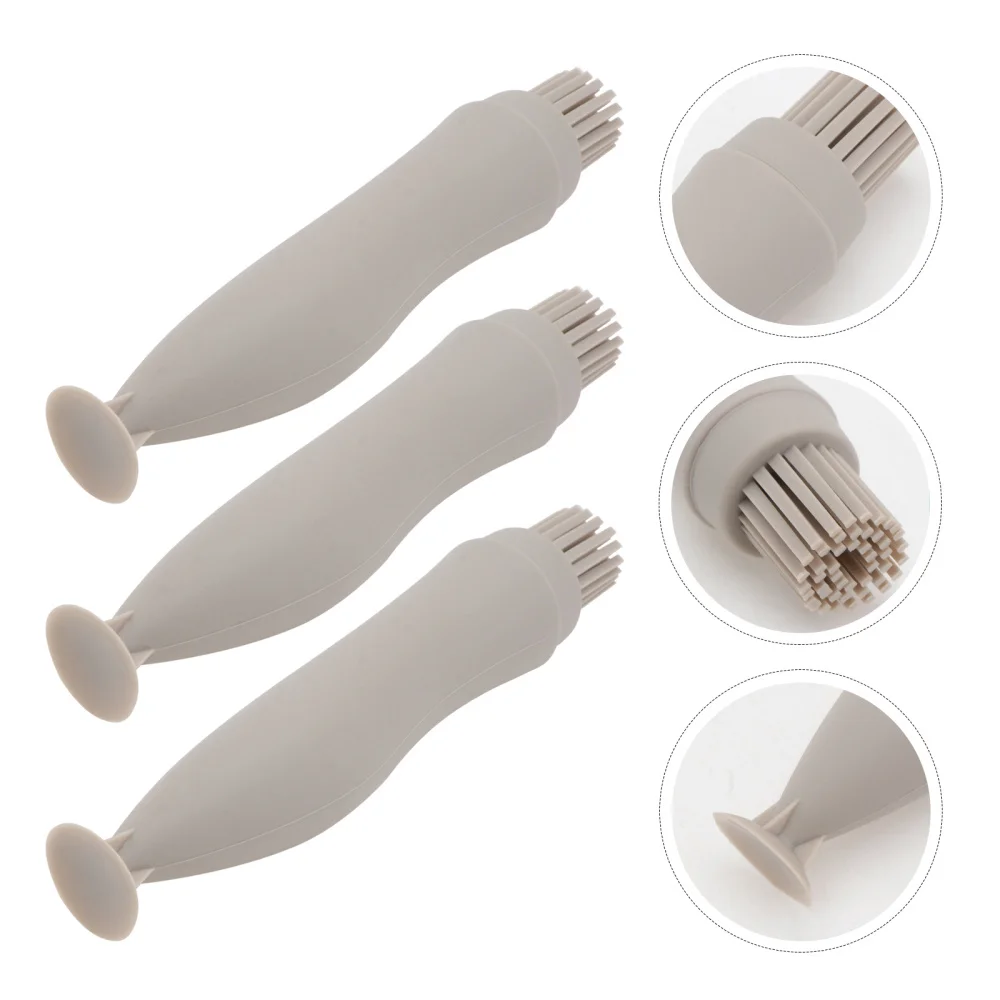 3Pcs Kitchen Silicone Oil Brush Home Grill Oil Brush Baking Barbecue Tool Grey
3Pcs Kitchen Silicone Oil Brush Home Grill Oil Brush Baking Barbecue Tool Grey