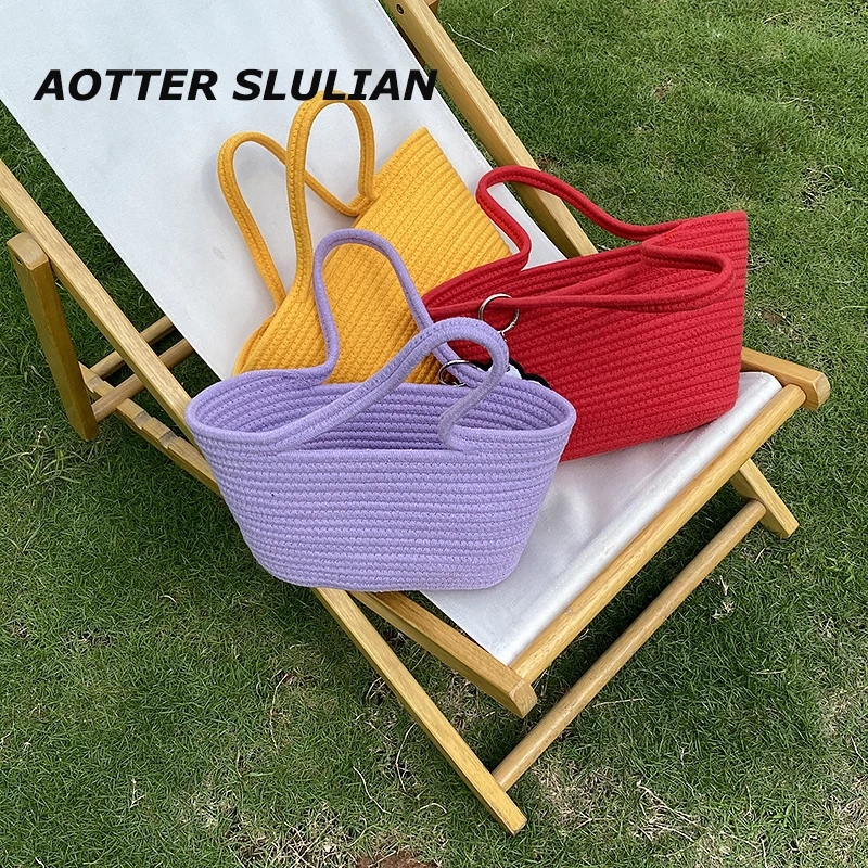 Exquisite Girls Daily Handbag Ladies Brand Shopping Travel Vacation Beach Bags Knitted Wrist Belt Yellow Red Small Totes Bolsas
Exquisite Girls Daily Handbag Ladies Brand Shopping Travel Vacation Beach Bags Knitted Wrist Belt Yellow Red Small Totes Bolsas