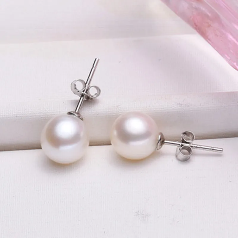 Natural Freshwater Pearl Stud Earrings Trendy for Women Real 925 Sterling Silver Jewelry Gift Pearl Stud Earrings for Size 7mm
Natural Freshwater Pearl Stud Earrings Trendy for Women Real 925 Sterling Silver Jewelry Gift Pearl Stud Earrings for Size 7mm