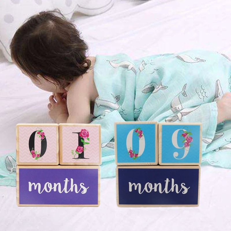 Wooden Baby Age Milestone Blocks Keepsake Baby Photo Prop for Social Media Sharing Baby Educational Toy
Wooden Baby Age Milestone Blocks Keepsake Baby Photo Prop for Social Media Sharing Baby Educational Toy