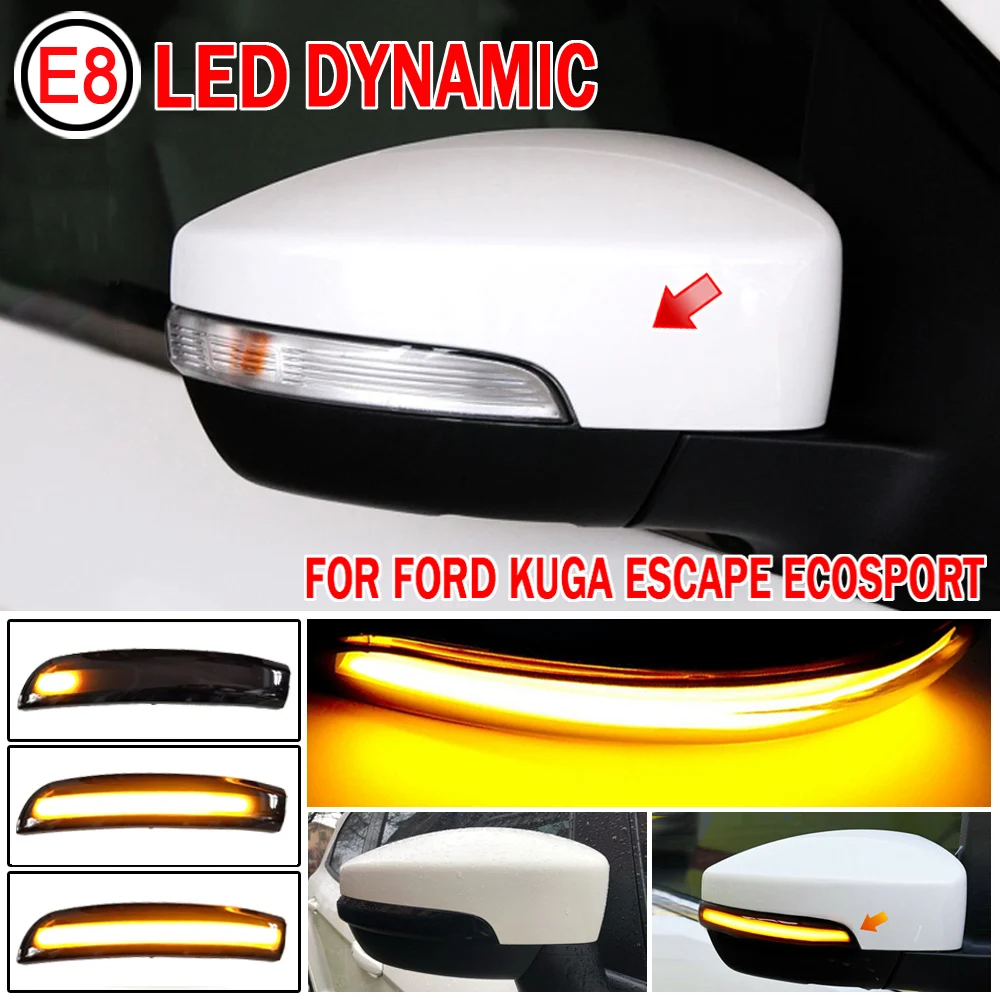 2pcs Dynamic LED Turn Signal Lights Rearview Mirror Indicator Blinker Repeater For Ford Escape Kuga EcoSport 2013-2018
2pcs Dynamic LED Turn Signal Lights Rearview Mirror Indicator Blinker Repeater For Ford Escape Kuga EcoSport 2013-2018