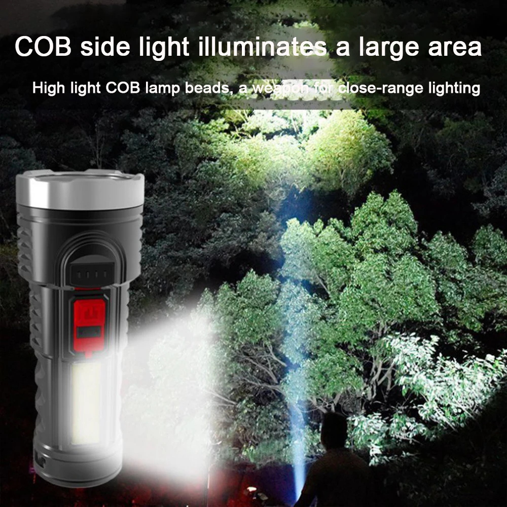 Outdoor Portable Waterproof Torch LED Flashlight Super Bright Long-Range USB Rechargeable Small Xenon Lamp Tactical Light
Outdoor Portable Waterproof Torch LED Flashlight Super Bright Long-Range USB Rechargeable Small Xenon Lamp Tactical Light