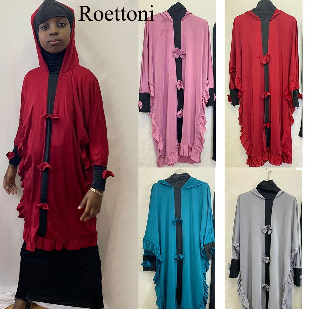 Muslim Children Hooded Abaya Sets Islam African Turkey Beautiful Hijabs Skirt For Girl Kaftan Ramadan Prayer Traditional Suit
Muslim Children Hooded Abaya Sets Islam African Turkey Beautiful Hijabs Skirt For Girl Kaftan Ramadan Prayer Traditional Suit