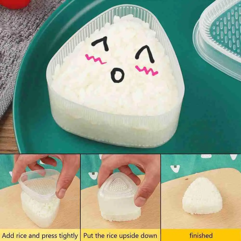 1PC DIY Sushi Mold Onigiri Rice Ball Food Press Triangular Sushi Maker Mold Sushi Kit Japanese Kitchen Bento Accessories
1PC DIY Sushi Mold Onigiri Rice Ball Food Press Triangular Sushi Maker Mold Sushi Kit Japanese Kitchen Bento Accessories