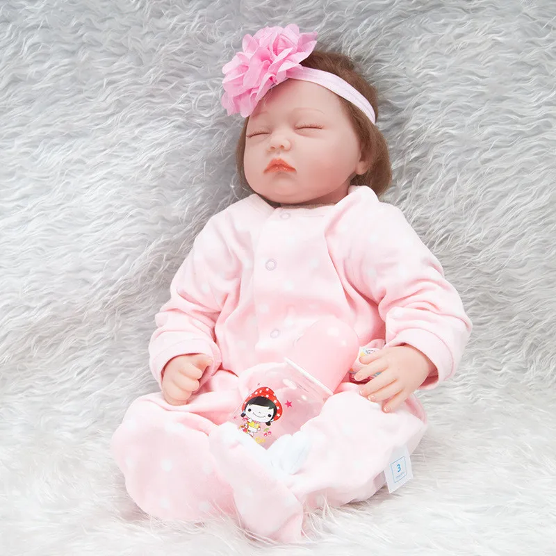 22inch 55cm Full Vinyl Silicone Reborn Baby Dolls Lifelike Girl Toddler Bath Play Toys Cute Bebe Birthday Gifts
22inch 55cm Full Vinyl Silicone Reborn Baby Dolls Lifelike Girl Toddler Bath Play Toys Cute Bebe Birthday Gifts