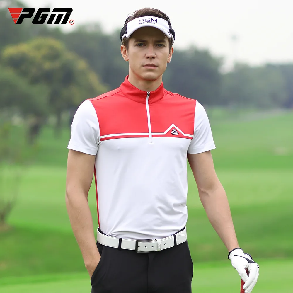 2020 PGM golf Sportswear Summer Breathable Men Zipper Collar Slim Fit Golf T-shirt short-sleeved Quick Dry sports Shirt
2020 PGM golf Sportswear Summer Breathable Men Zipper Collar Slim Fit Golf T-shirt short-sleeved Quick Dry sports Shirt